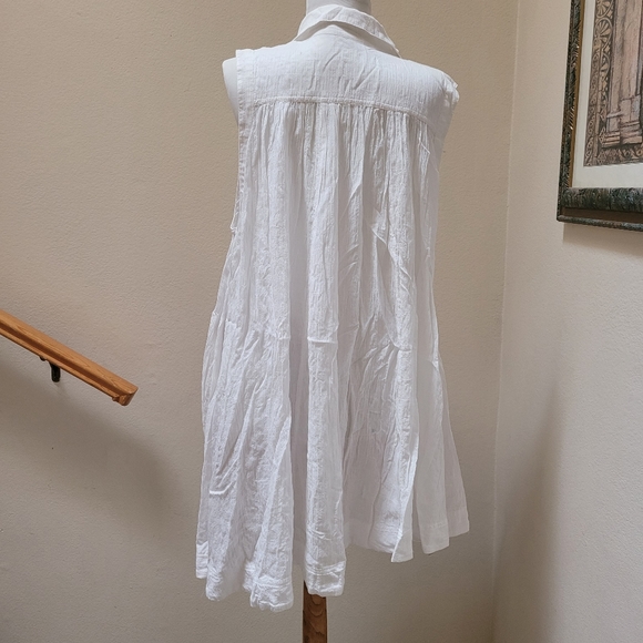 Free people white tunic tank top size S - Picture 3 of 11